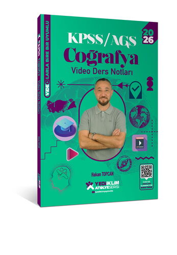 2026 KPSS Atölye Genel Kültür Coğrafya Video Ders Notları Yediiklim Yayınları 2026 KPSS Atölye Genel Kültür Coğrafya Video Ders Notları Yediiklim Yayınları