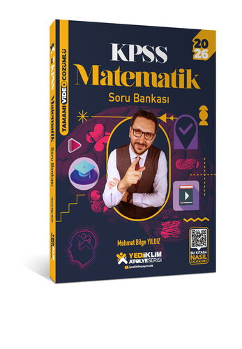2026 KPSS Atölye Serisi Genel Yetenek Matematik Tamamı Video Çözümlü Soru Bankası  Yediiklim Yayınları