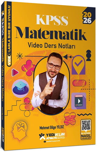 2026 KPSS Atölye Serisi Genel Yetenek Matematik Video Ders Notları Yediiklim Yayınları 2026 KPSS Atölye Serisi Genel Yetenek Matematik Video Ders Notları Yediiklim Yayınları