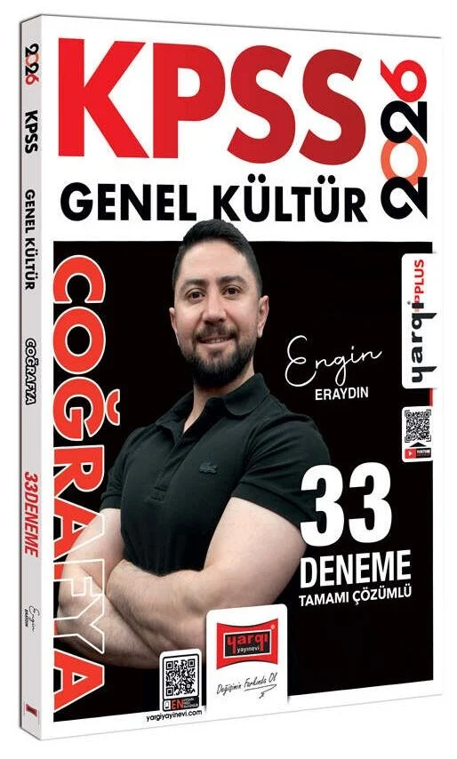 2026 KPSS Coğrafya 33 Deneme Çözümlü - Engin Eraydın Yargı Yayınları