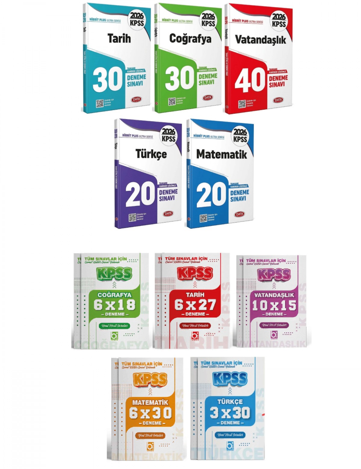 2026 KPSS Genel Yetenek Genel Kültür Deneme Seti 10 Kitap Data ve Bigelio Yayıncılık 2026 KPSS Genel Yetenek Genel Kültür Deneme Seti 10 Kitap Data ve Bigelio Yayıncılık