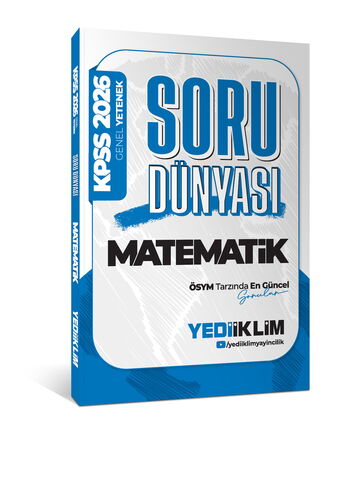 2026 KPSS Genel Yetenek Matematik Soru Dünyası Yediiklim Yayınları