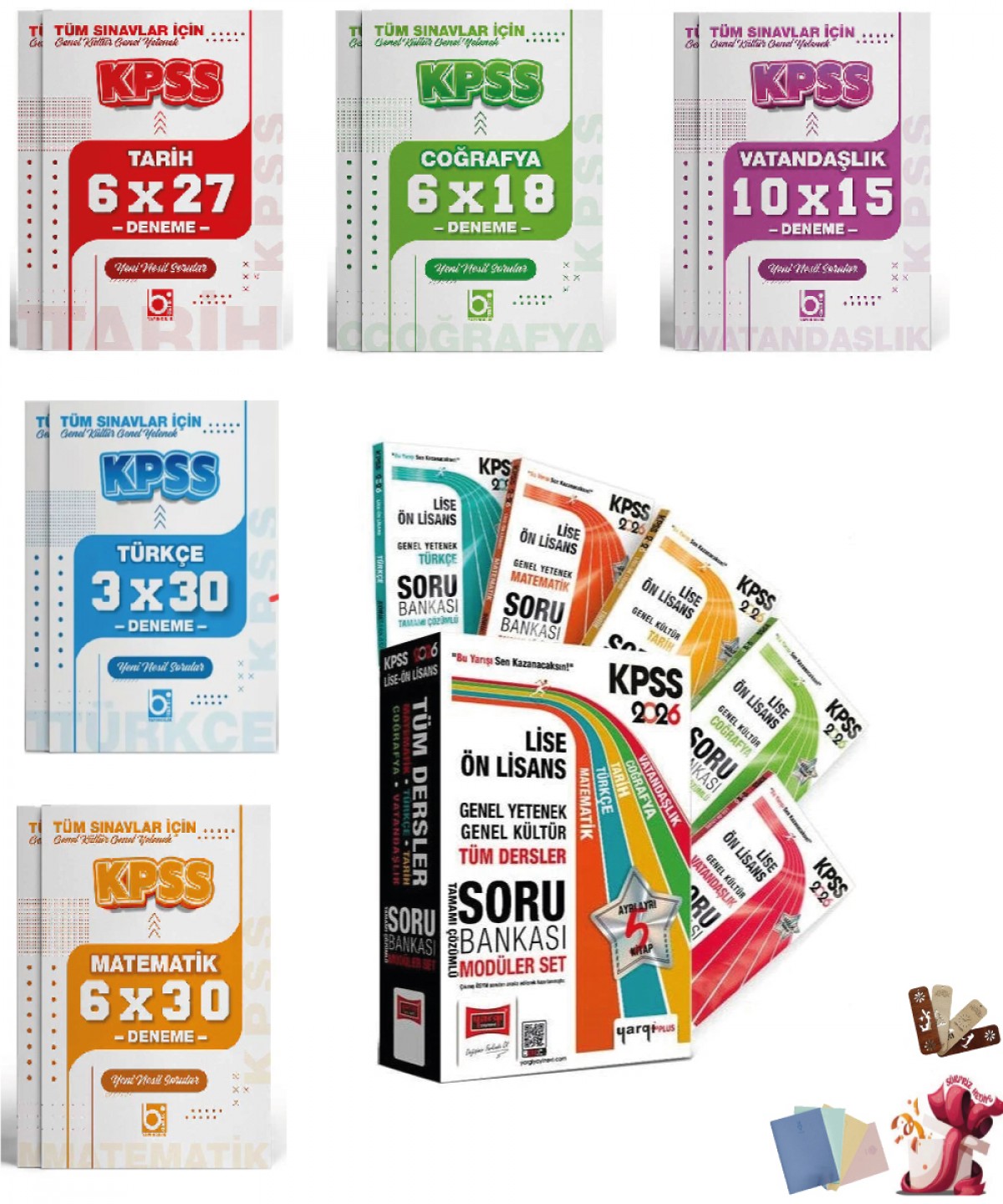 2026 KPSS Lise Ön Lisans Soru Bankası Çözümlü Modüler Set ve Deneme Seti Yargı ve Bigelio Yayıncılık 2026 KPSS Lise Ön Lisans Soru Bankası Çözümlü Modüler Set ve Deneme Seti Yargı ve Bigelio Yayıncılık