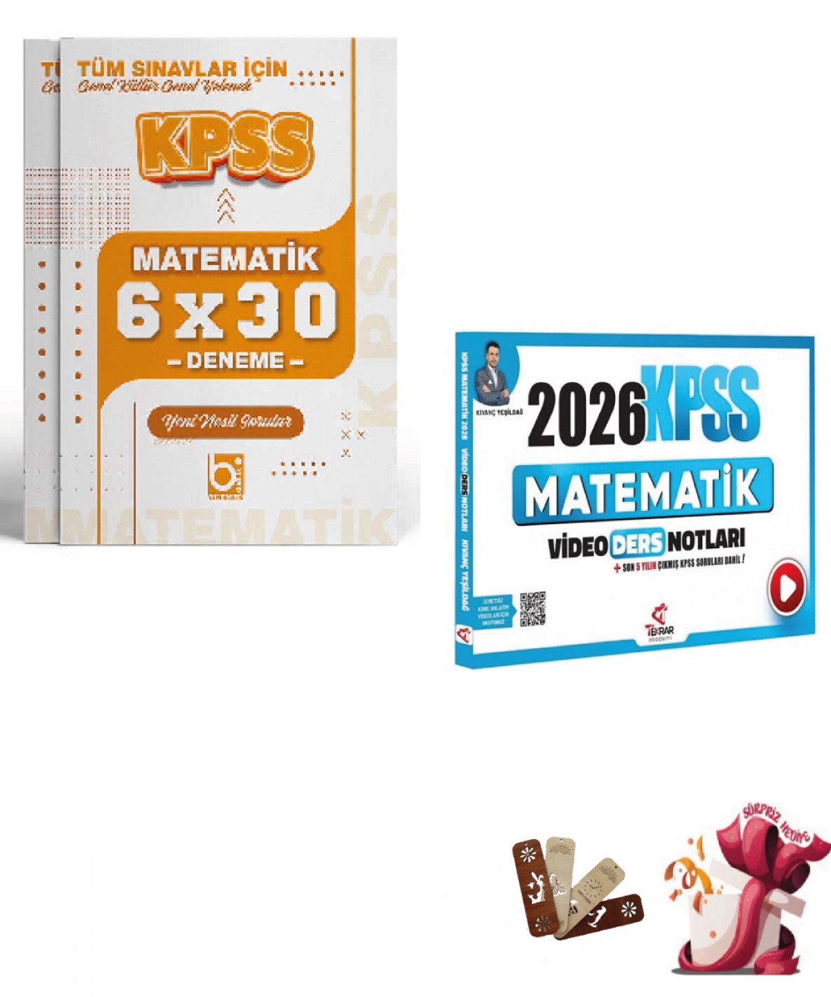 2026 KPSS Matematik Deneme ve Video Ders Notları seti Tekrar Akademi ve Bigelio Yayıncılık