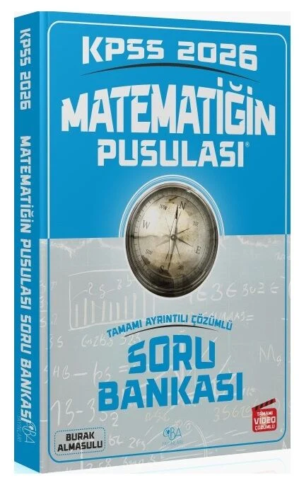2026 KPSS Matematik Matematiğin Pusulası Soru Bankası Çözümlü CBA Yayınları 2026 KPSS Matematik Matematiğin Pusulası Soru Bankası Çözümlü CBA Yayınları