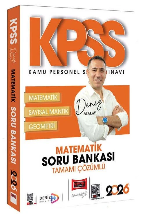 2026 KPSS Matematik Soru Bankası Çözümlü - Deniz Atalay Yargı Yayınları 2026 KPSS Matematik Soru Bankası Çözümlü - Deniz Atalay Yargı Yayınları