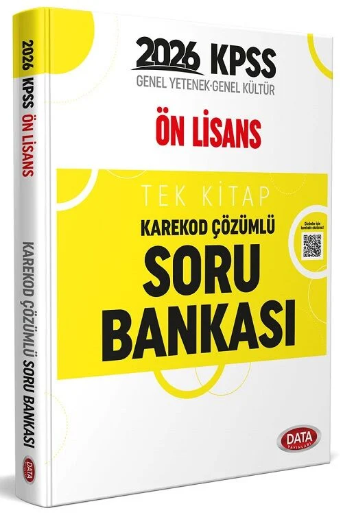 2026 KPSS Ön Lisans Soru Bankası Çözümlü Tek Kitap Data Yayınları 2026 KPSS Ön Lisans Soru Bankası Çözümlü Tek Kitap Data Yayınları