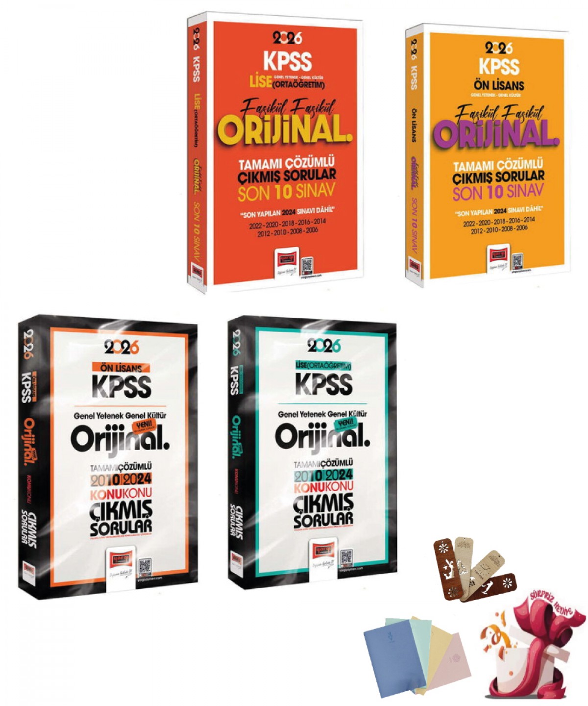 2026 KPSS Ortaöğretim Önlisans GK-GY Orijinal 2010-2024 Konu Konu Çıkmış Sorular Seti 4 Kitap Yargı Yayınları - Bigelio Defter Hediye 2026 KPSS Ortaöğretim Önlisans GK-GY Orijinal 2010-2024 Konu Konu Çıkmış Sorular Seti 4 Kitap Yargı Yayınları - Bigelio Defter Hediye