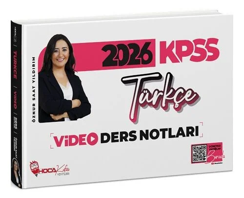 2026 KPSS Türkçe Video Ders Notları - Öznur Saat Yıldırım Hoca Kafası Yayınları 2026 KPSS Türkçe Video Ders Notları - Öznur Saat Yıldırım Hoca Kafası Yayınları
