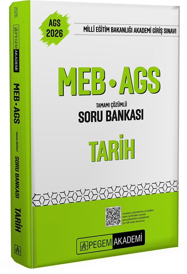 2026 MEB AGS Tarih Tamamı Çözümlü Soru Bankası Pegem Yayınları