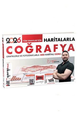 2026 Tüm Sınavlar İçin Haritalarla Coğrafya Grafiklerle ve Fotoğraflarla 400 Haritalı Soru Engin Eraydın - Yargı Yayınları