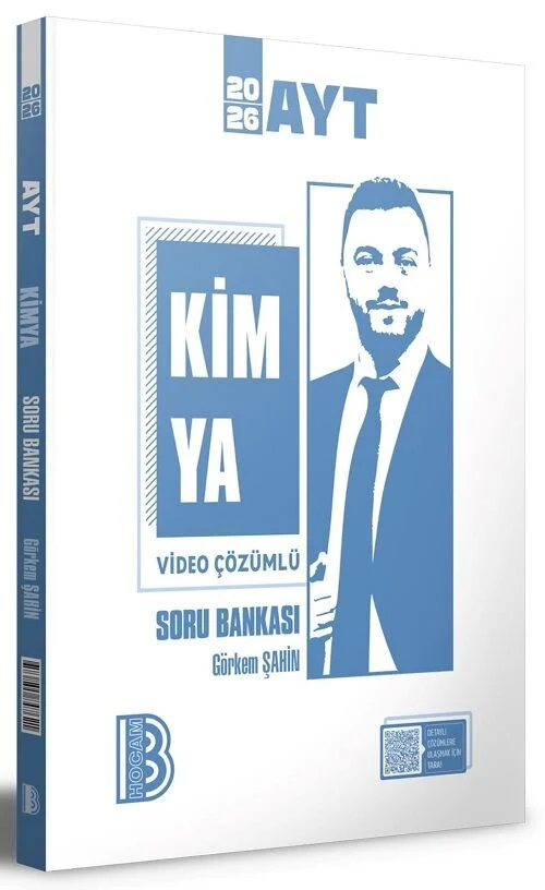 2026 YKS AYT Kimya Soru Bankası Çözümlü - Görkem Şahin Benim Hocam Yayınları