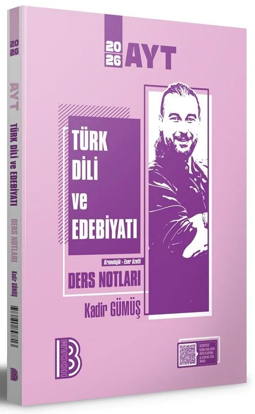 Benim Hocam 2026 AYT Türk Dili ve Edebiyatı Ders Notları - Kadir Gümüş Benim Hocam Yayınları Benim Hocam 2026 AYT Türk Dili ve Edebiyatı Ders Notları - Kadir Gümüş Benim Hocam Yayınları