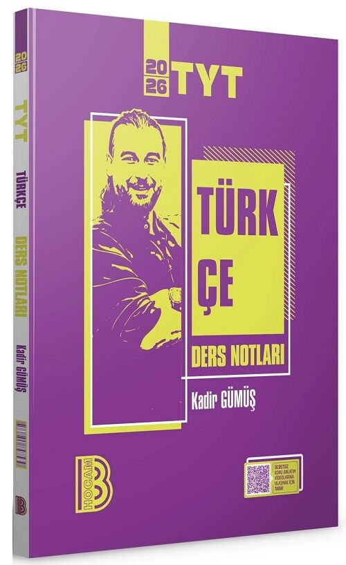 2026 YKS TYT Türkçe Ders Notları - Kadir Gümüş Benim Hocam Yayınları