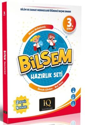 3. Sınıf Bilsem Hazırlık Seti IQ Yayınları 3. Sınıf Bilsem Hazırlık Seti IQ Yayınları