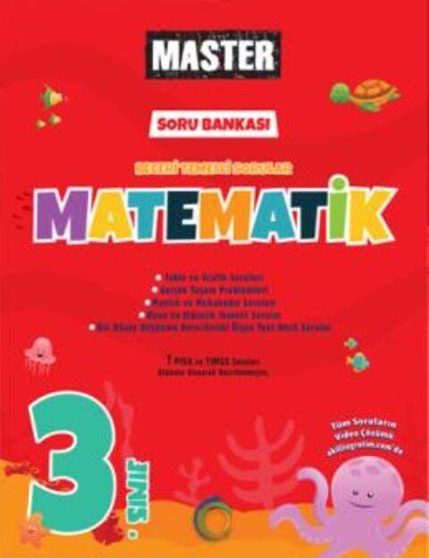 3. Sınıf Master Matematik Soru Bankası Okyanus Yayınları