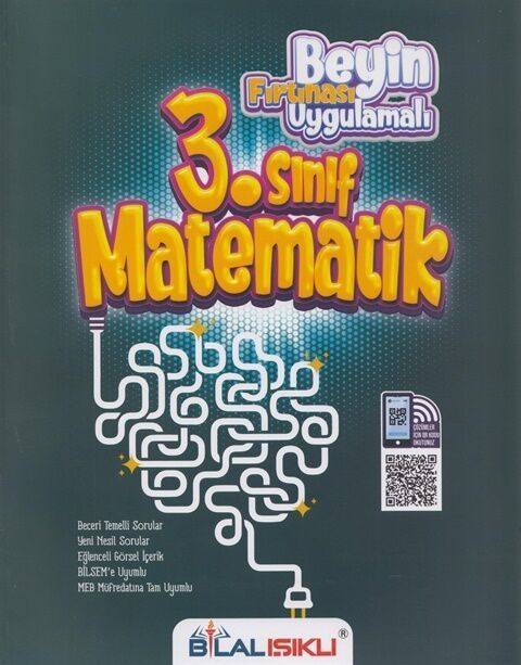 3. Sınıf Matematik Beyin Fırtınası Uygulamalı Soru Bankası Bilal Işıklı Yayınları