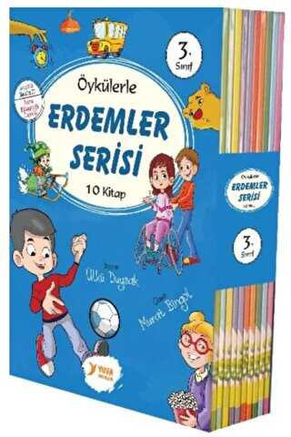 3. Sınıflar İçin Öykülerle Erdemler Serisi 10 Kitap Yuva Yayınları