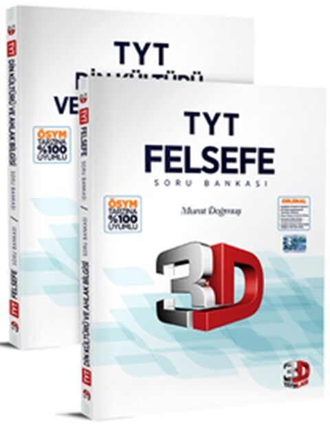 2023 TYT Felsefe ve Din Kültürü ve Ahlak Bilgisi Soru Bankası 3D Yayınları