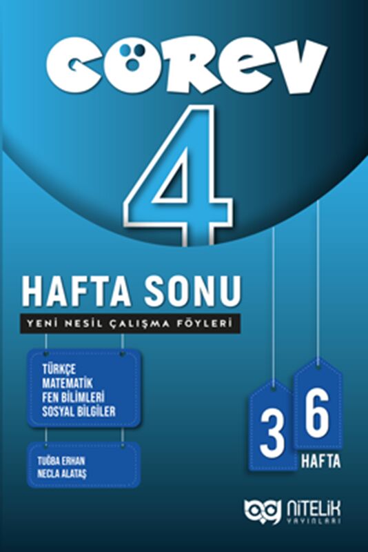 4.Sınıf Görev Hafta Sonu Yeni Nesil Çalışma Föyü Yeni Nitelik Yayınları