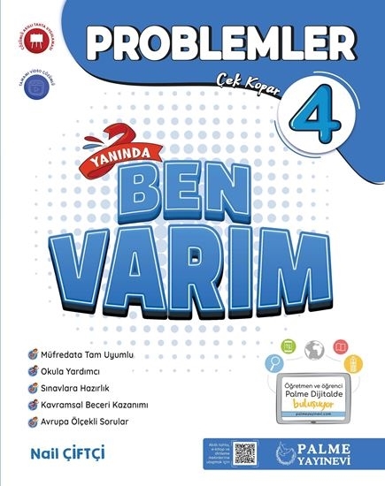 4.sınıf Problemleri Yanında Ben Varım Soru Kitabı Palme Yayınları 4.sınıf Problemleri Yanında Ben Varım Soru Kitabı Palme Yayınları