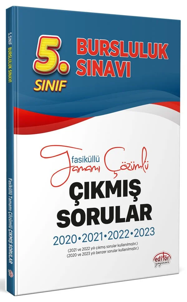 5. Sınıf Bursluluk Çıkmış Sorular ve Çözümleri Editör Yayınları