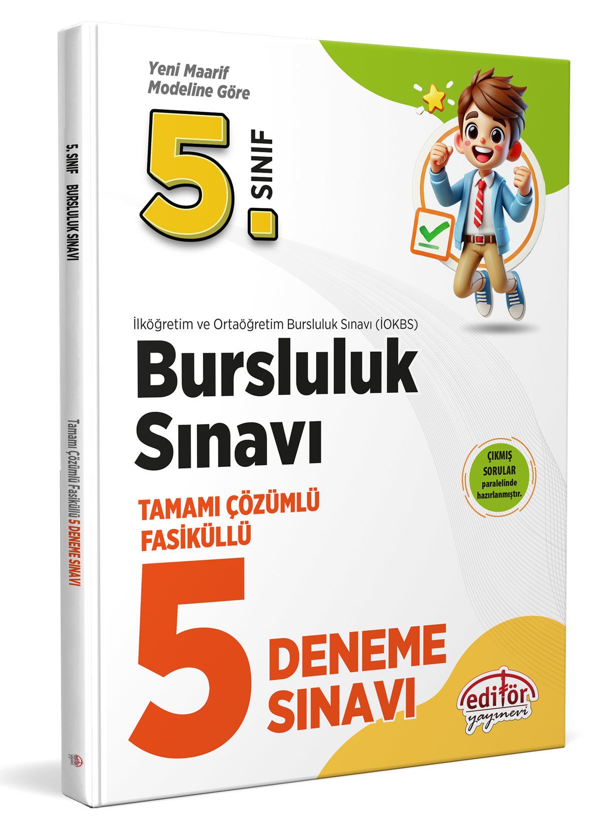 5. Sınıf Bursluluk Sınavı Tamamı Çözümlü 5 Deneme Editör Yayınları