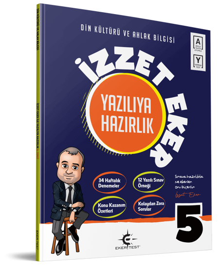 5. Sınıf Din Kültürü ve Ahlak Bilgisi İzzet Eker Eker Test Yayınları