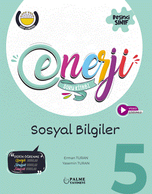 5. Sınıf Enerji Sosyal Bilgiler Soru Kitabı Palme Yayınları