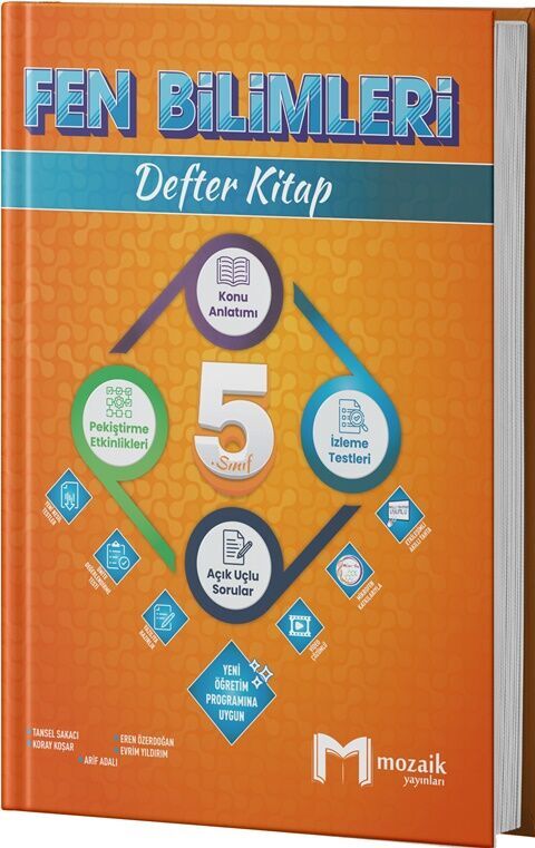 5. Sınıf Fen Bilimleri Defter Kitap Mozaik Yayınları 5. Sınıf Fen Bilimleri Defter Kitap Mozaik Yayınları