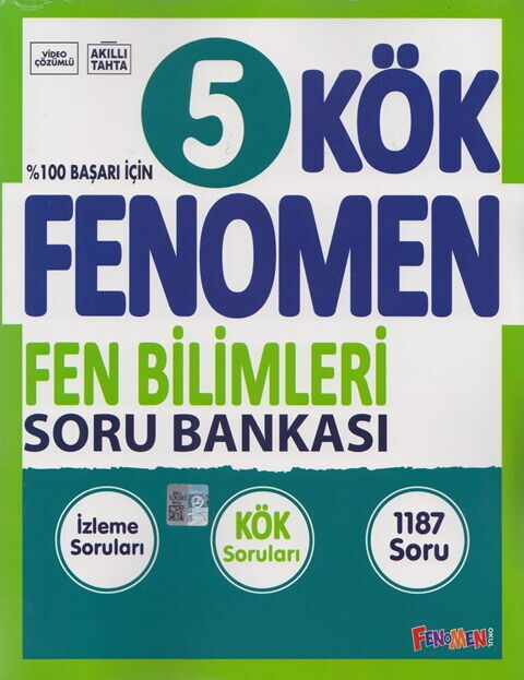 5. Sınıf Fen Bilimleri KÖK Soru Bankası Fenomen Okul Yayınları