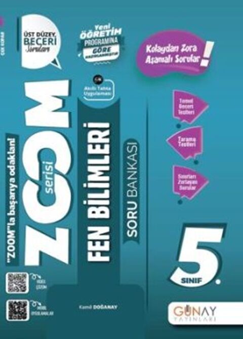 5. Sınıf Fen Bilimleri Zoom Soru Bankası Günay Yayınları