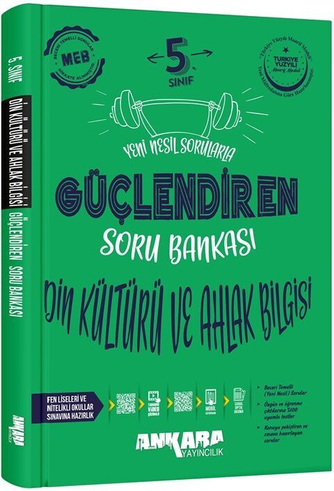 5. Sınıf Güçlendiren Din Kültürü ve Ahlak Bilgisi Soru Bankası Ankara Yayıncılık