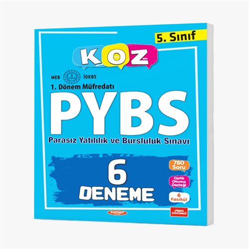 5. Sınıf KOZ PYBS 6 Deneme Kurmay Yayınları