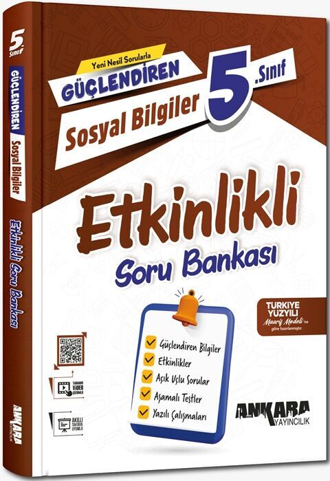 5. Sınıf Sosyal Bilgiler Güçlendiren Etkinlikli Soru Bankası Ankara Yayıncılık