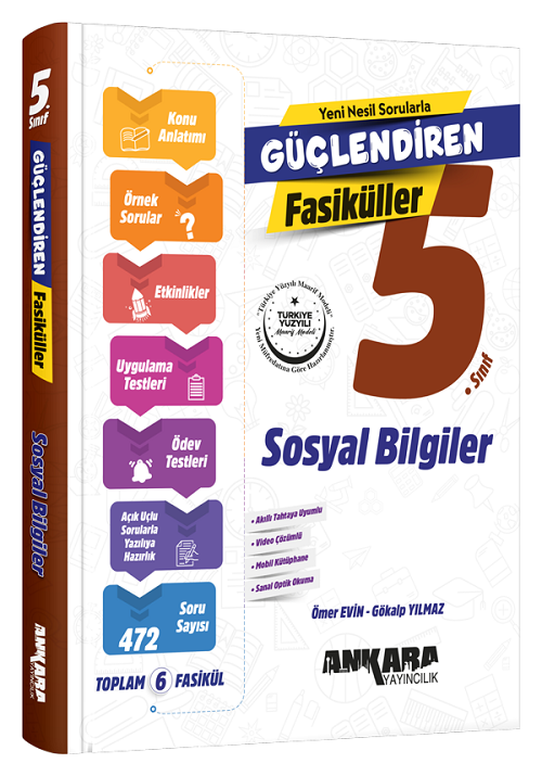 5. Sınıf Sosyal Bilgiler Güçlendiren Fasiküller Ankara Yayıncılık