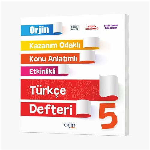 5. Sınıf Türkçe Akıllı Defter Kurmay Yayınları