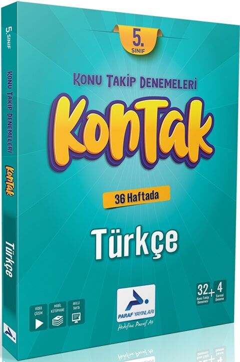 5. Sınıf Türkçe Kontak Denemeleri Paraf Yayınları