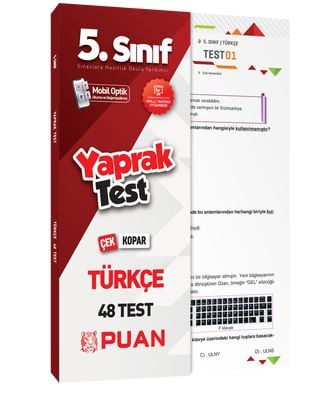 5. Sınıf Türkçe Yaprak Test Puan Yayınları