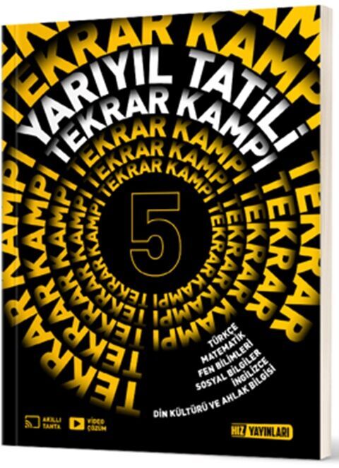 5. Sınıf Yarıyıl Tatili Tekrar Kampı Hız Yayınları