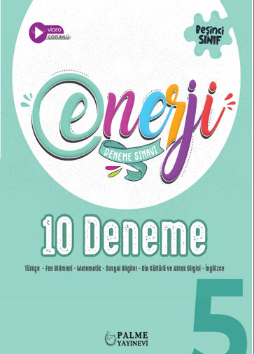 5.Sınıf Enerji Tüm Dersler 10 Deneme Palme Yayınları