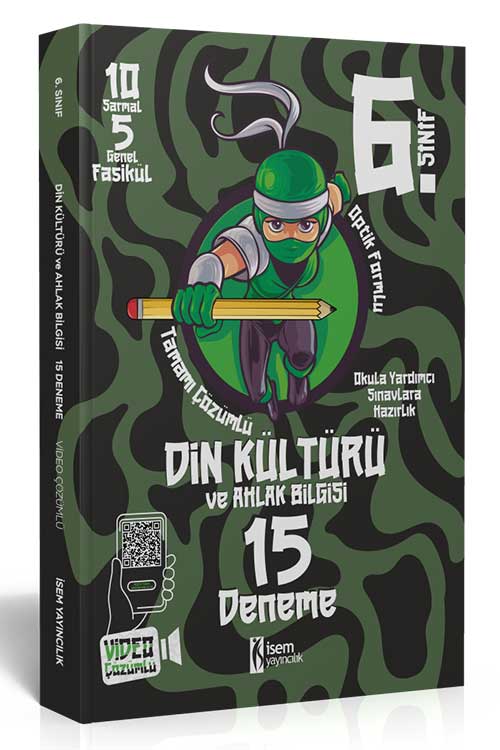 6. Sınıf Din Kültürü ve Ahlak Bilgisi 15 Deneme İsem Yayıncılık 6. Sınıf Din Kültürü ve Ahlak Bilgisi 15 Deneme İsem Yayıncılık