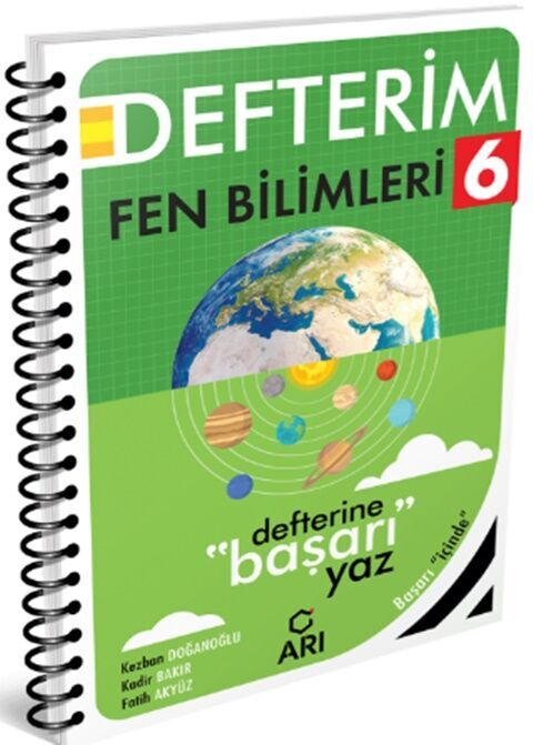 6. Sınıf Fen Bilimleri Akıllı Defteri Arı Yayınları