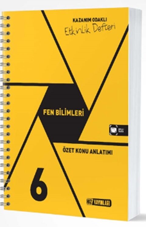 6. Sınıf Fen Bilimleri Etkinlik Defteri Hız Yayınları