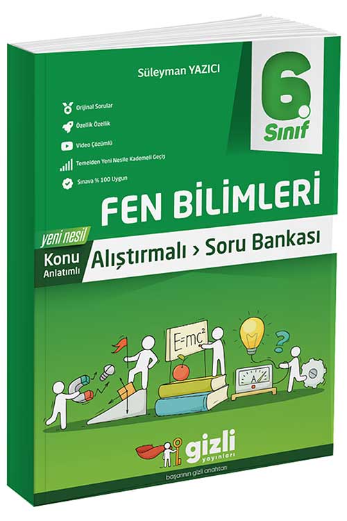6. Sınıf Fen Bilimleri Konu Anlatımlı Soru Bankası Gizli Yayınları