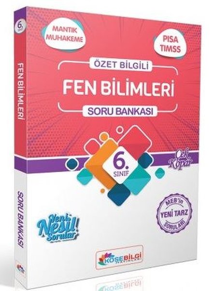 6. Sınıf Fen Bilimleri Soru Bankası KöşeBilgi Yayınları