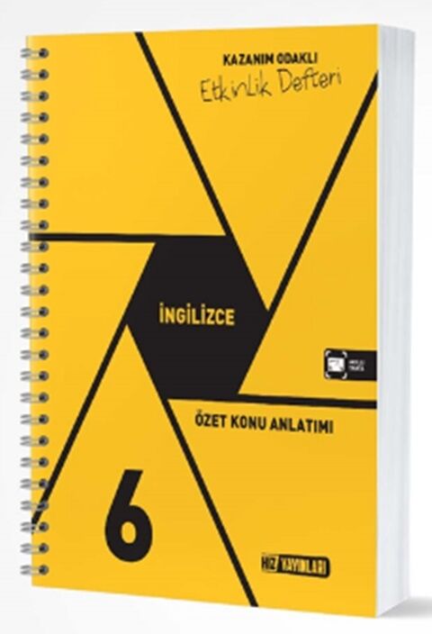 6. Sınıf İngilizce Etkinlik Defteri Hız Yayınları