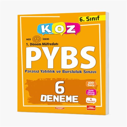 6. Sınıf KOZ PYBS 6 Deneme Kurmay Yayınları