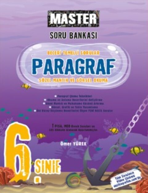 6. Sınıf Master Paragraf Soru Bankası Okyanus Yayınları