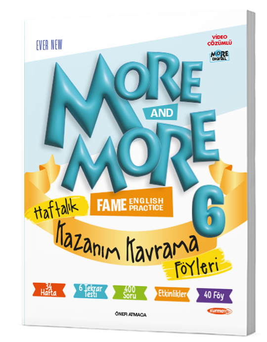 6. Sınıf More And More Haftalık Kazanım Kavrama Föyleri Kurmay Elt Yayınları